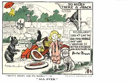 Buster Brown and His Bubble, Card #10 