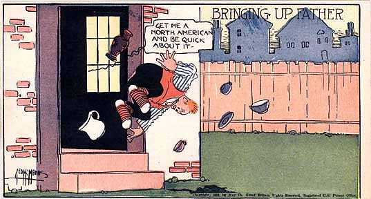 Bringing Up Father Advertising Postcard